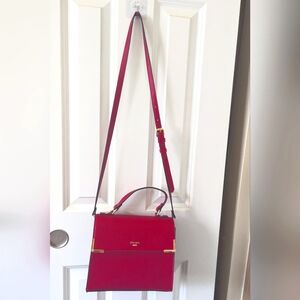 Bright Pink Dune London Square Hand Bag Shoulder Bag